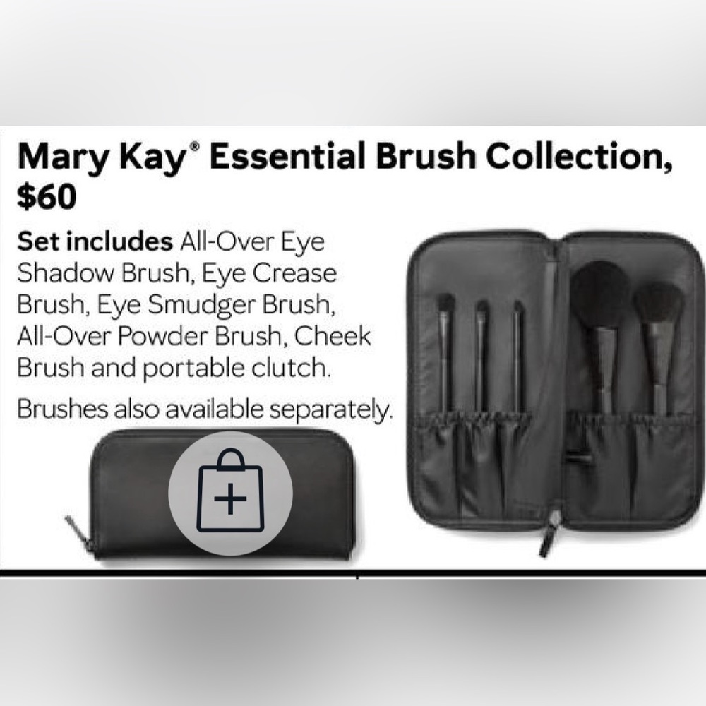 Mary Kay Black Essential Brush Set